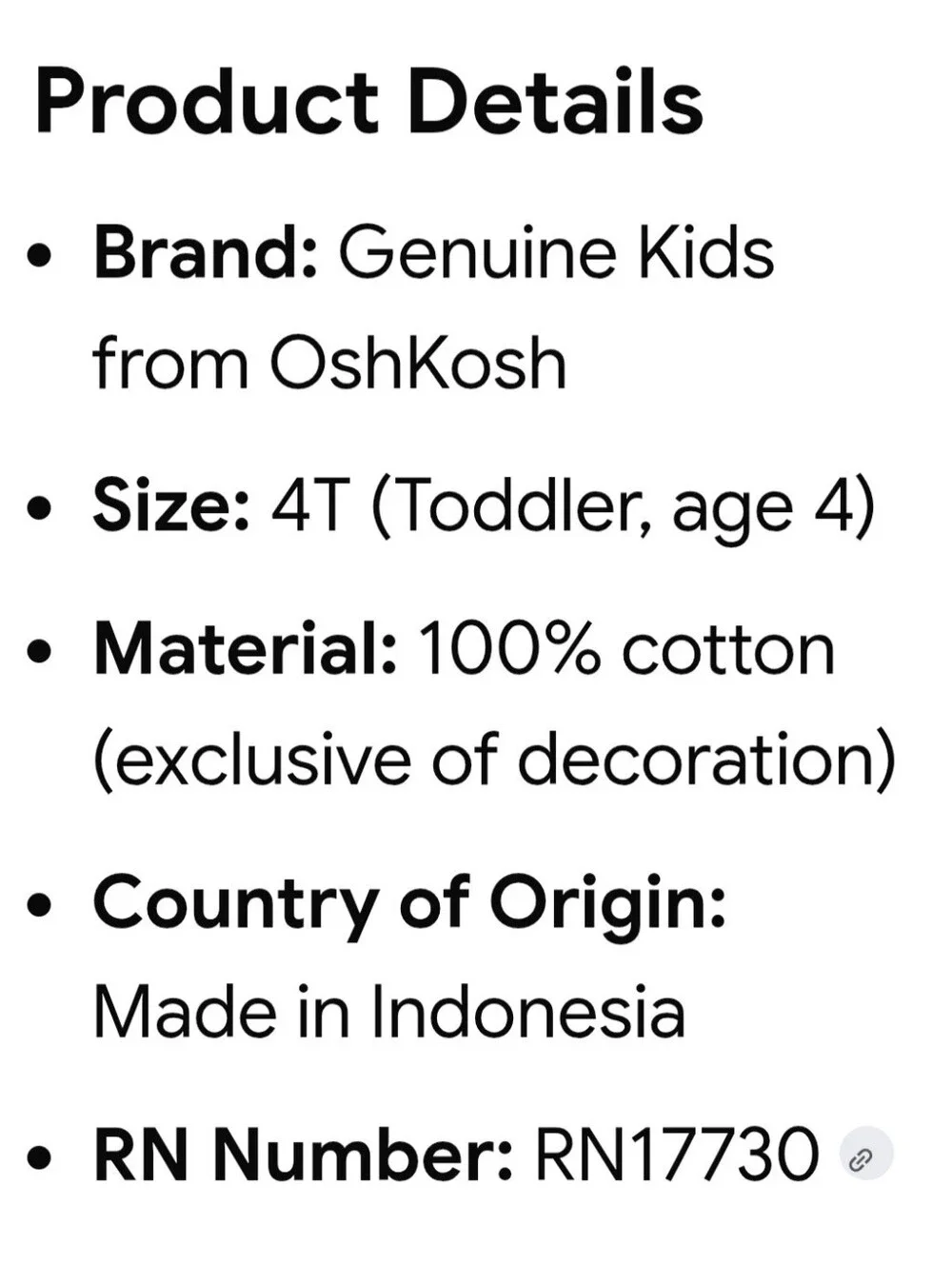 VTG Y2K Oshkosh Toddler Shorts Blocky Size 4T Genuine Kids 1990s Jean Shorts.